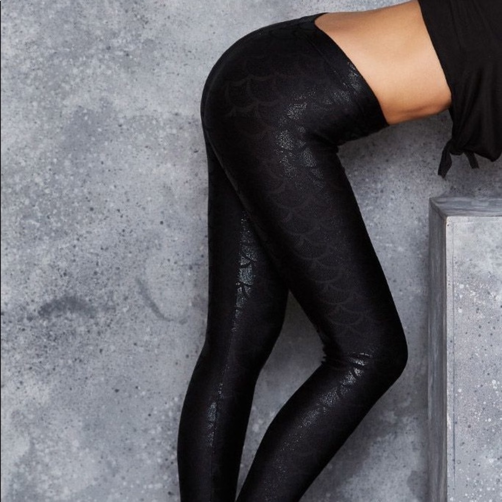 Black Milk Midnight Mermaid black leggings